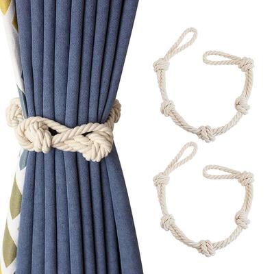 1Pc Handmade Weave Curtain Tieback Home Decorative Room Accessories Window Drapery Ropes Holdbacks Curtain Holder Buckles Tie