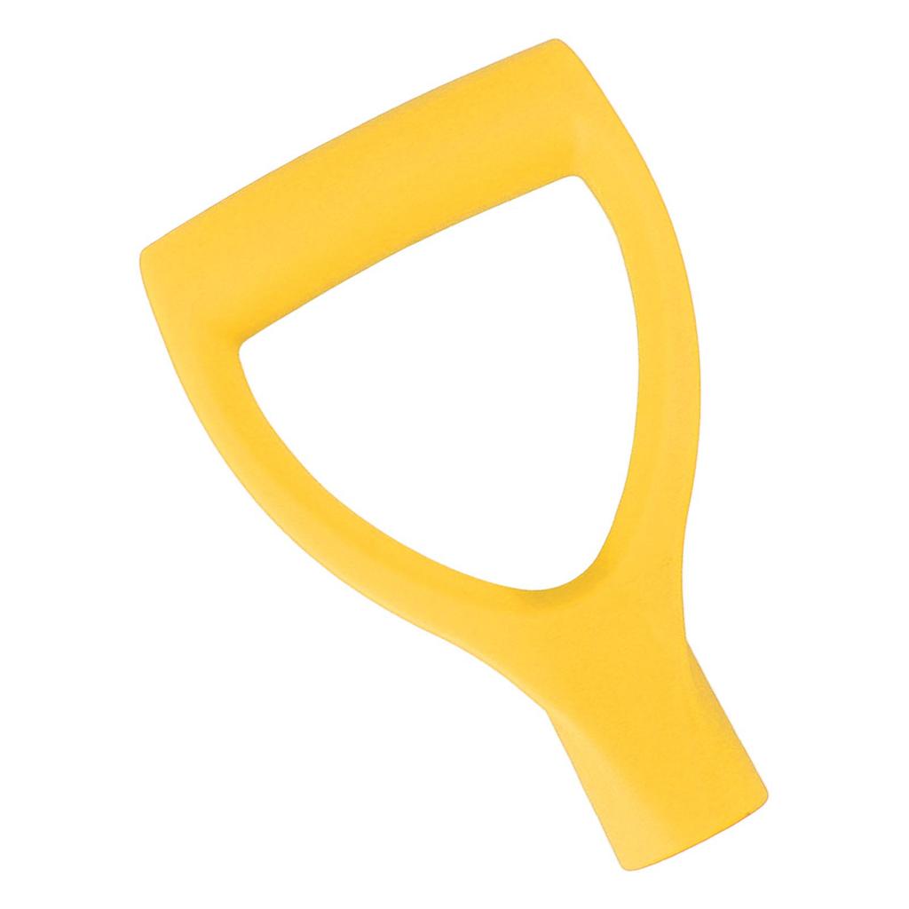 Shovel Handles D Type 32mm ID Plastic Quick Installation Snow Shovel Handle for Digging Raking Tool Yellow