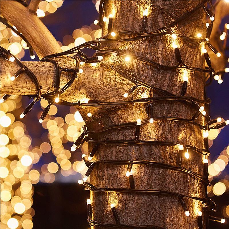 1PC 120LED Solar Christmas Fairy Light Outdoor Waterproof Decoration Lamp Unique String Light For Home Party Street Wedding Tree
