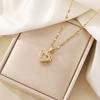 Heart Shaped Pendant Necklace, Luxurious and Elegant for Daily Wear, Exquisite Embellishment for Valentine's Day, Christmas, Thanksgiving