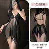 Erotic Underwear, Sexy Mesh see-through uniform, Lace Seductive pajamas, Chest cushion Irregular Nightdress 1052