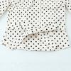 Frühling 2026 Europäisches Polka-Dot Hemdjacke & Mittellange Hosen Set