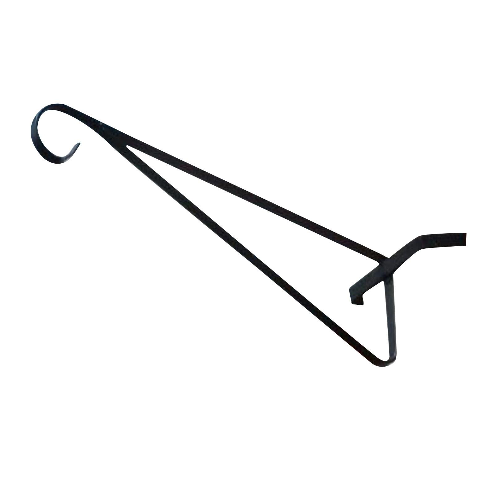 

1PCS Hanging Basket- For Concrete Posts Supports Easy -baskets чёрный