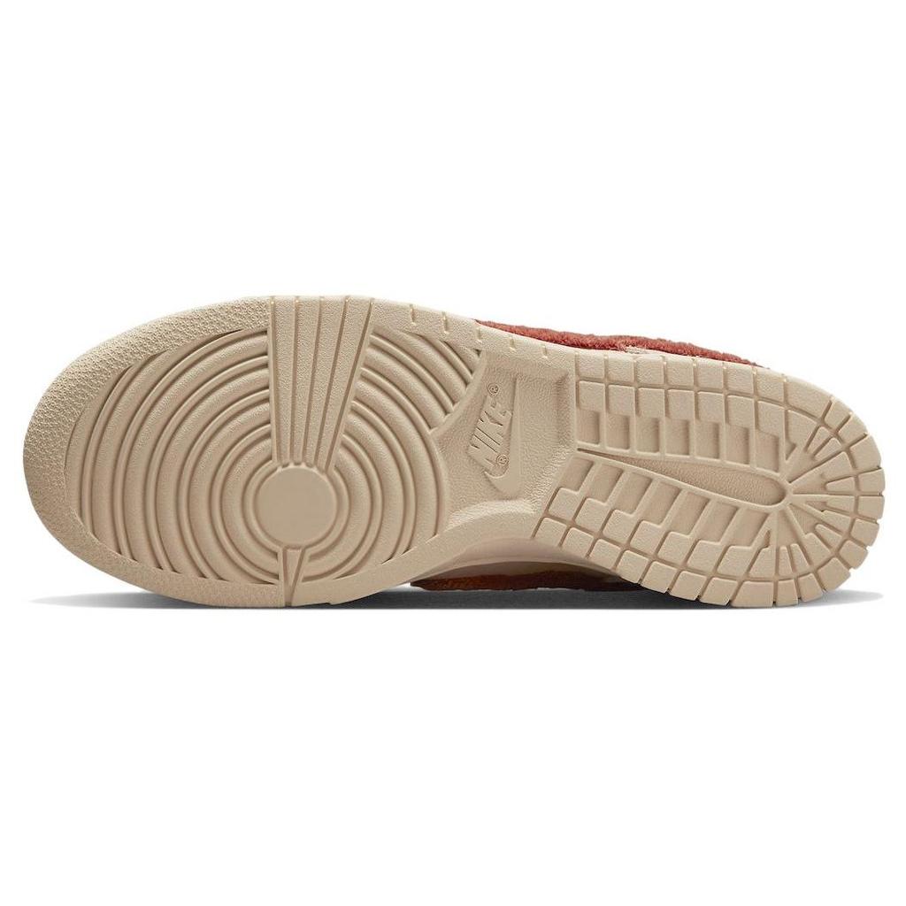 Nike  Dunk Low Terry Swoosh Women Sneakers Pink Shimmer Sanddrift DZ4706-200