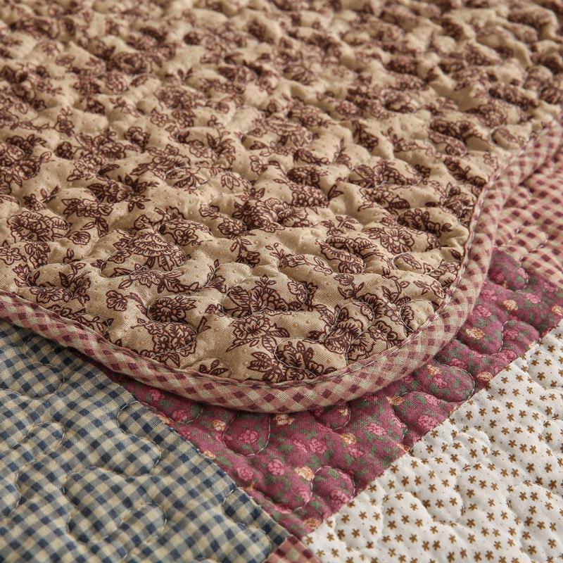 100% Cotton Washed Handmade Quilted Sofa Cushion Fabric Sofa Towel Non-slip Cushion