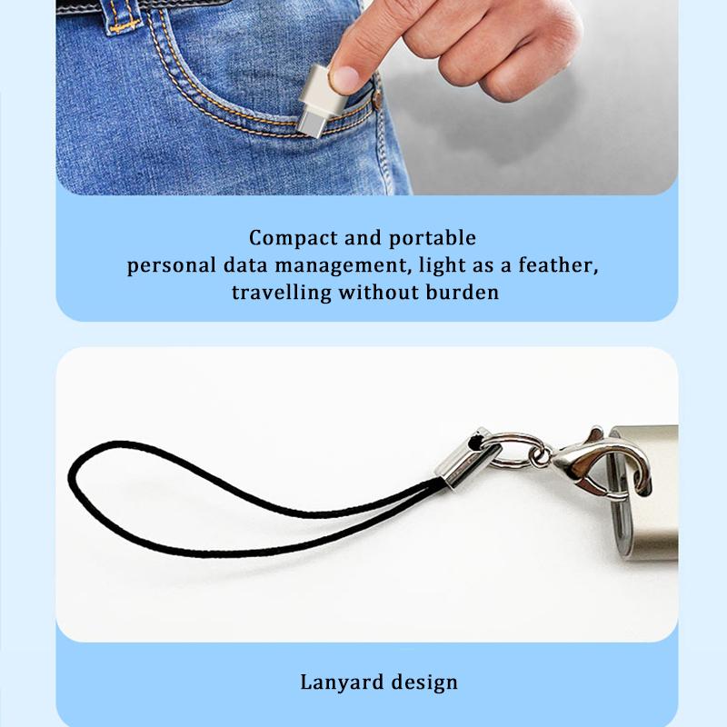 Czytnik Kart Typ C do SD Micro TF Adapter dla iphone 15 16 Akcesoria do Laptopa OTG