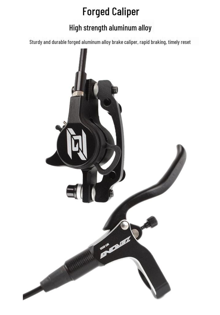 ZEROING Dual Piston Hydraulic Disc Brake Set for Mountain Bikes
