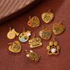 Cartoon Pet Series Stainless Steel Necklace & Bracelet Pendant for Women