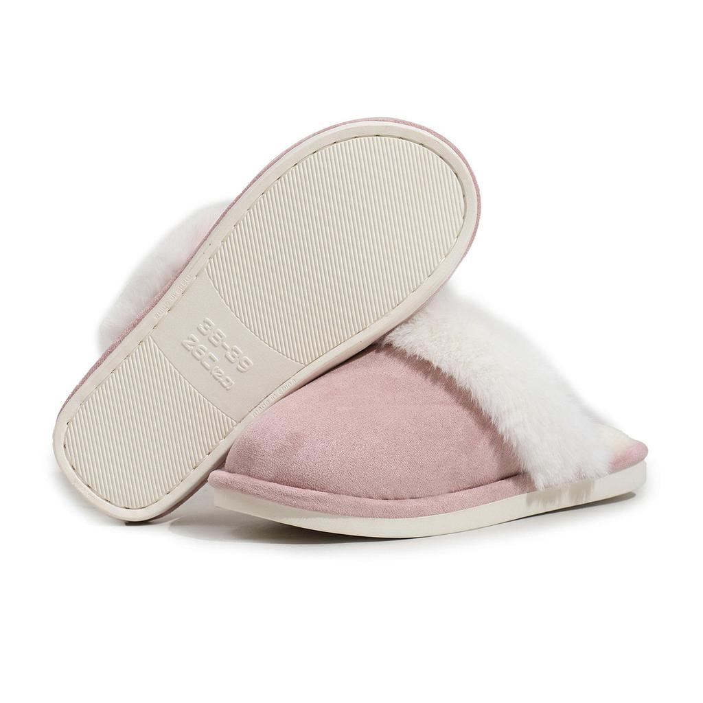 Winter Warm Fleece Slippers for Men and Women Non Slip Indoor Soft Sole Cozy Home Shoes
