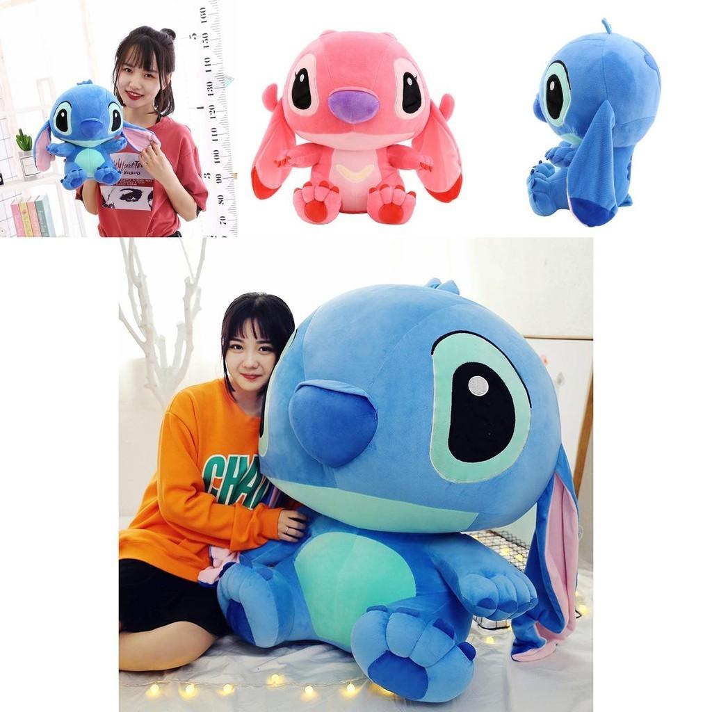 Peluche Grande Suave y Acogedor de Disney Lilo Stitch Stitch Ángel