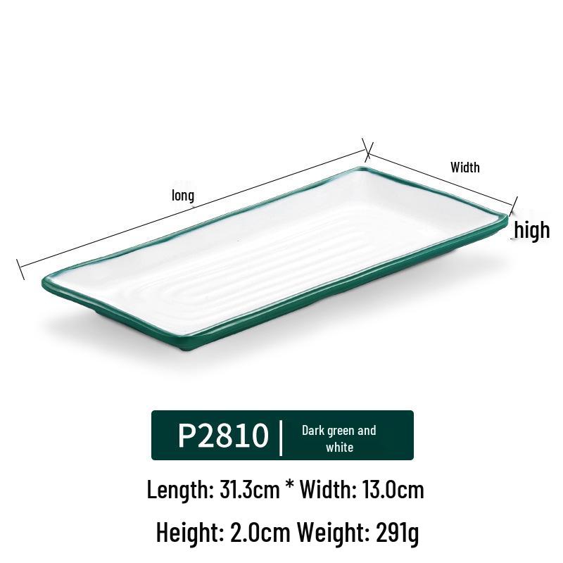 Kaibaiya Melamine Rectangular Sushi & BBQ Tray