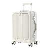 Yongsheng Women's Aluminum Frame Suitcase: 20-inch Anti-Fall Travel Case & 24-inch Front-Opening PC Trolley