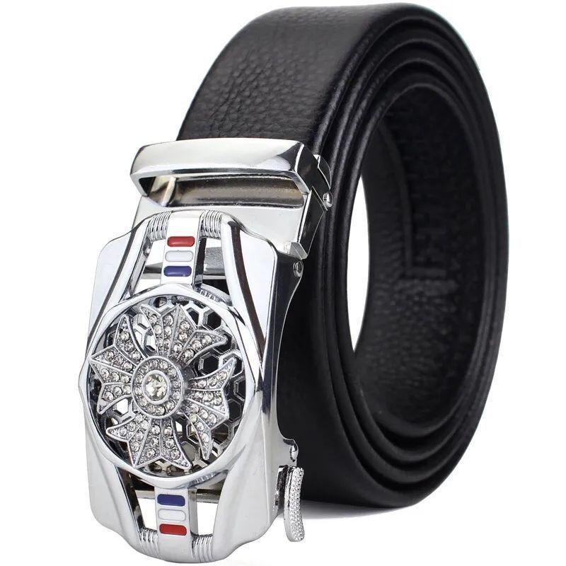 When Fortune Strikes: Stylish Men's Automatic Buckle Belt - Trendy, Versatile, and Perfect for Business Attire