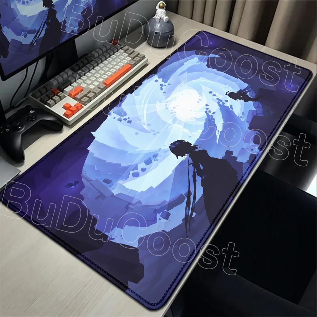 Pretty Genshin Impact Mousepad Anime Yae Miko Nahida Ganyu Mouse Pad Laptop Gamer Accessories Big Desk Mat Computer Keyboard Rug
