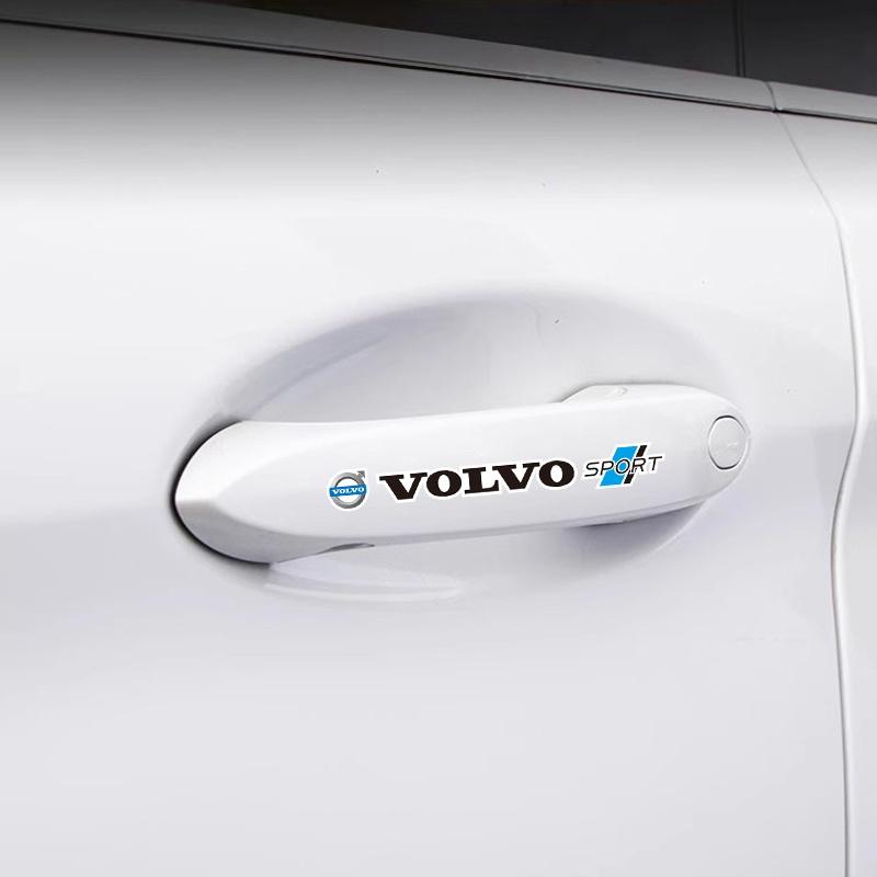 4Pcs Car Logo Decoration Stickers Decal Accessories For VolvoXC60 V50 V40 XC90 S60 S40 S80l V90 V60 EX90 S90 XC40 C40 S70