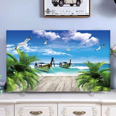 Universal LCD TV Dust Cover Reusable and Washable Fabric Cloth