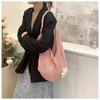 Casual Handmade Crochet Underarm Bag Hollow Out Large Capacity Mesh Tote Knitting Weaving Beach Bag for Shopping