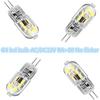 G4 LED Bulb 12V G4 Bi Pin Bulb 2W Equivalent to Halogen lamp 20W, 6000K White Light, Non-dimmable, Suitable for Landscape Bulbs 10-Pack