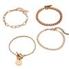 Hot-selling snake bone chain bracelet set, personalized and creative retro metal OT buckle chain bracelet