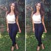 European Station Autumn Solid Color Plus Size Women's Hip-hugging Pencil Jeans