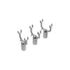 U Shaped Clothes Rod Joint Aluminum Zinc Zinc Alloy Clothes Rod Metal Head Clothes Fork Head  Placing Clothes