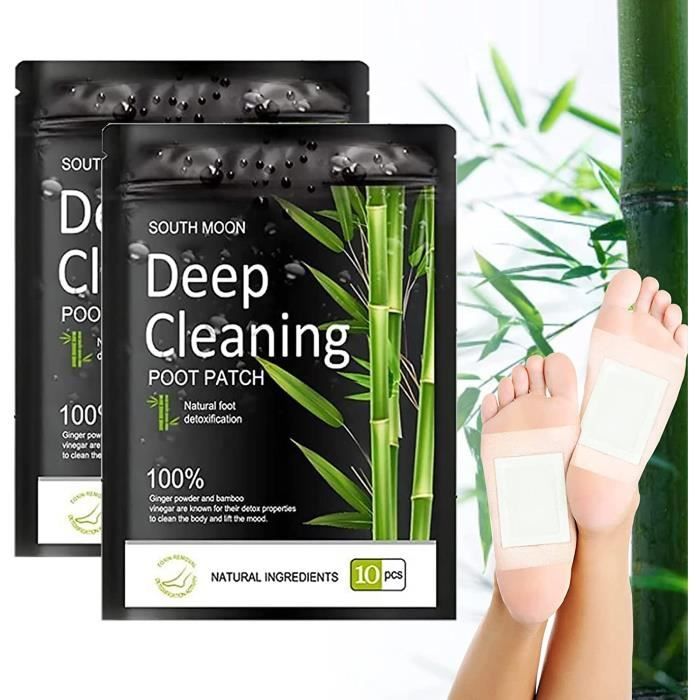 Detox Foot Patch,Détox Pour Les Pieds,Patches de Pieds,Cleansing Detox Patches De Pieds,Patchs Detoxifiants Plantaires