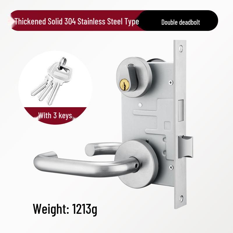 Stainless Steel Emergency Safety Fire Door Lock - Anti-Theft Corridor/Hallway Lock