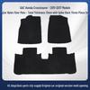 Black Nylon Floor Mats for GAC Honda Crosstourer (2011-2017), Durable and Wear-Resistant.