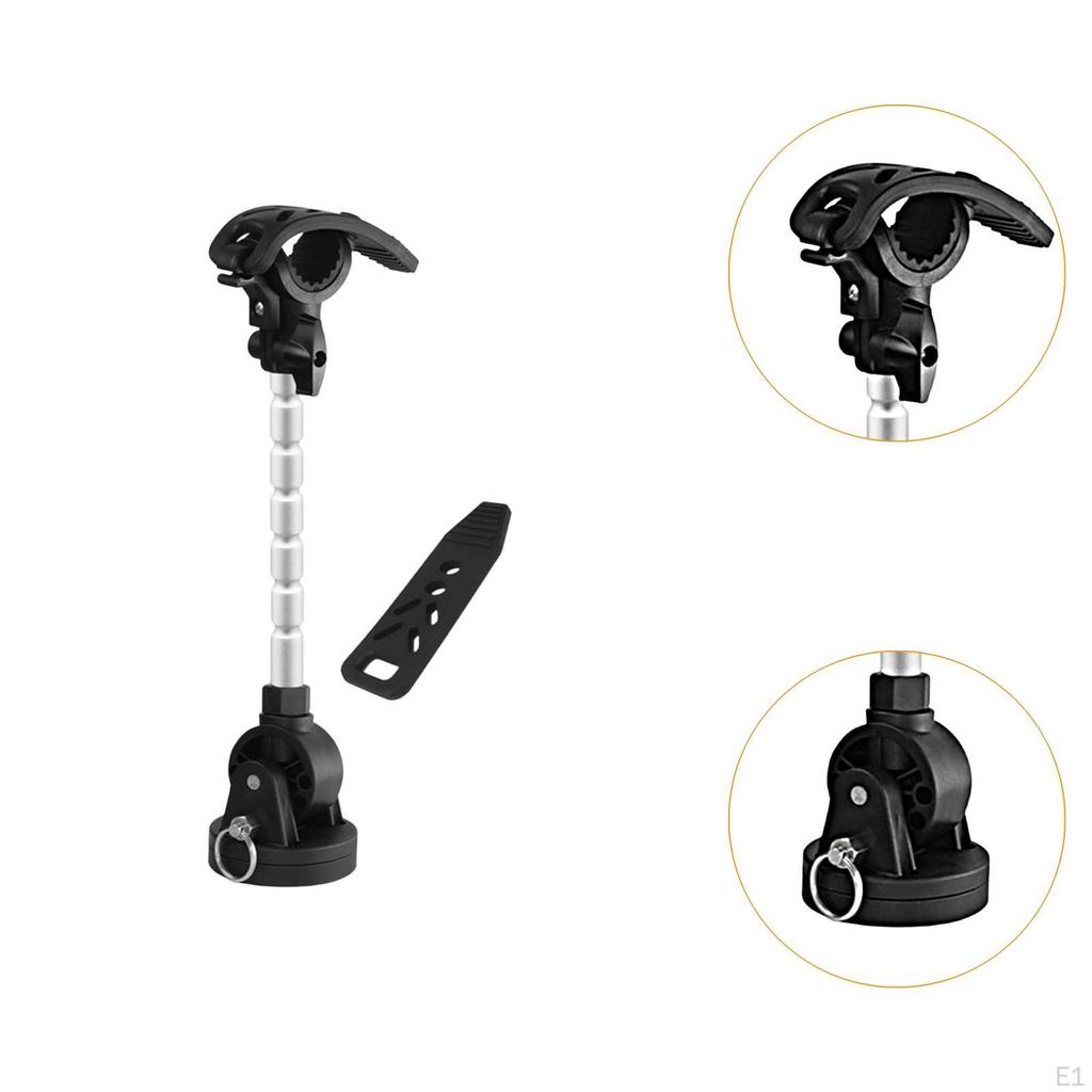 Trolling Motor Stabilizer Bracket Accessories 180° and 7 Gear Adjustable Rustproof Easy