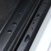 1 Protective Sticker for Car Anti-trampling and Anti-scratch Carbon Fiber Pattern Door Sill 10cm Wide * 3 Meters Long