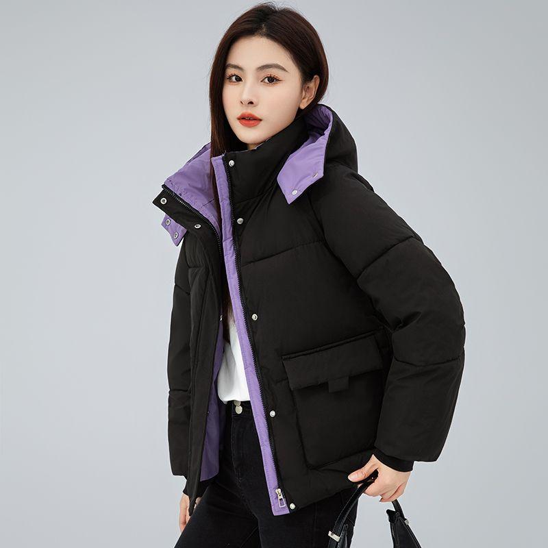 Winter Sweet Loose Cotton Jacket Korean Thickened Hooded Short Fashion Coat