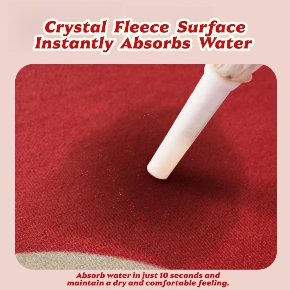 Weaving Texture 2026 New Year Anti Slip Mat Blessing Words Pony Door Mat  Door Entrance