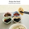 Tableware Bowl Heart Shape Lightweight Seasoning Bowl Food Sauce Dish Appetizer Plates For Kitchen Tools Kitchen Accessories