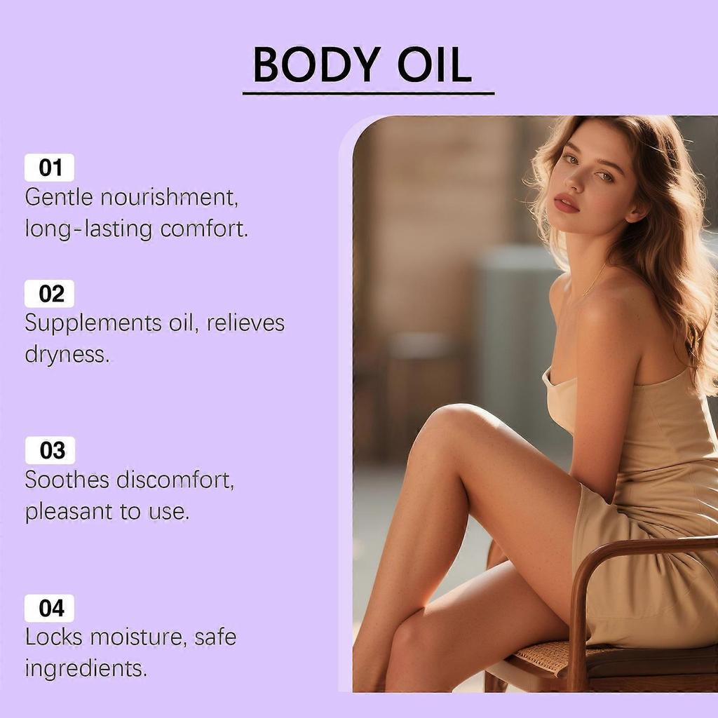 2pcs Body Oil Luxury Body Oil 100ml Gentle Formulas Suitable for All Skin Types less