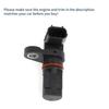 Crankshaft Position Sensor for Honda Civic 1.5 2016-2024 Sturdy No.3750059BJ01 Engine Crank CKP Sensor Black 1 Pc