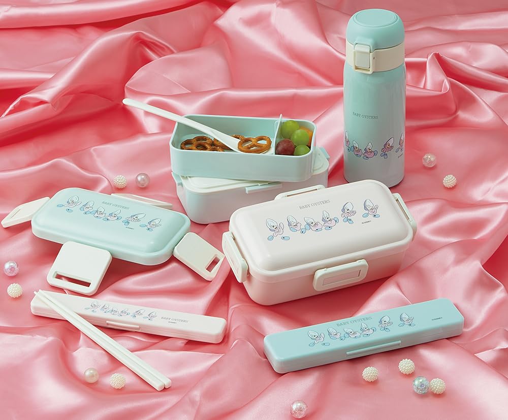 Skater Bento Soft Domed Made In Disney Alice In Wonderland Young PFLW4AG Box, 2-Tier, 600ml, Women's, Antibacterial, Filling, Lid, Japan, Design,