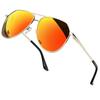 Joopin Sunglasses Aviator Polarized UV Protection Driving Orange Red Men's Women's