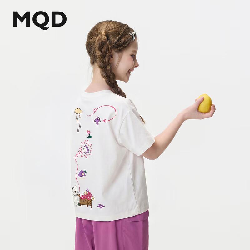 MQD Girls' Outdoor Short Sleeve Lightweight T-shirt