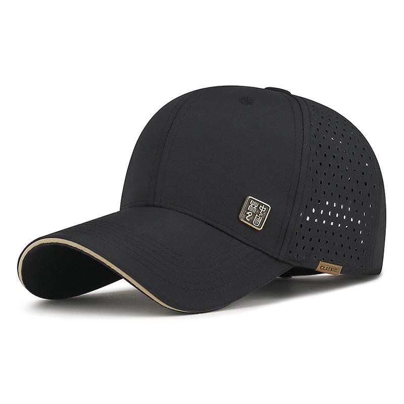 Chinese-style Hard-top Face-showing Quick-drying Hat for Men and Women Sun Protection Breathable Baseball Hat