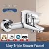 Classic All-Copper Concealed Shower Mixer Faucet