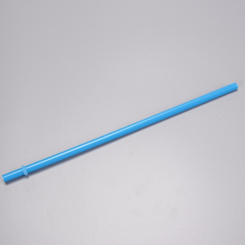 7Mm Aperture Straw 37 Color Solid Color Plastic Cup Accessories Pp Straw Non-Disposable Straw With Ring