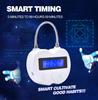 Blocco Temporizzato Intelligente Display LCD Blocco Temporizzato Multifunzione Viaggio Timer Elettronico Impermeabile Ricaricabile USB Lucchetto Temporaneo