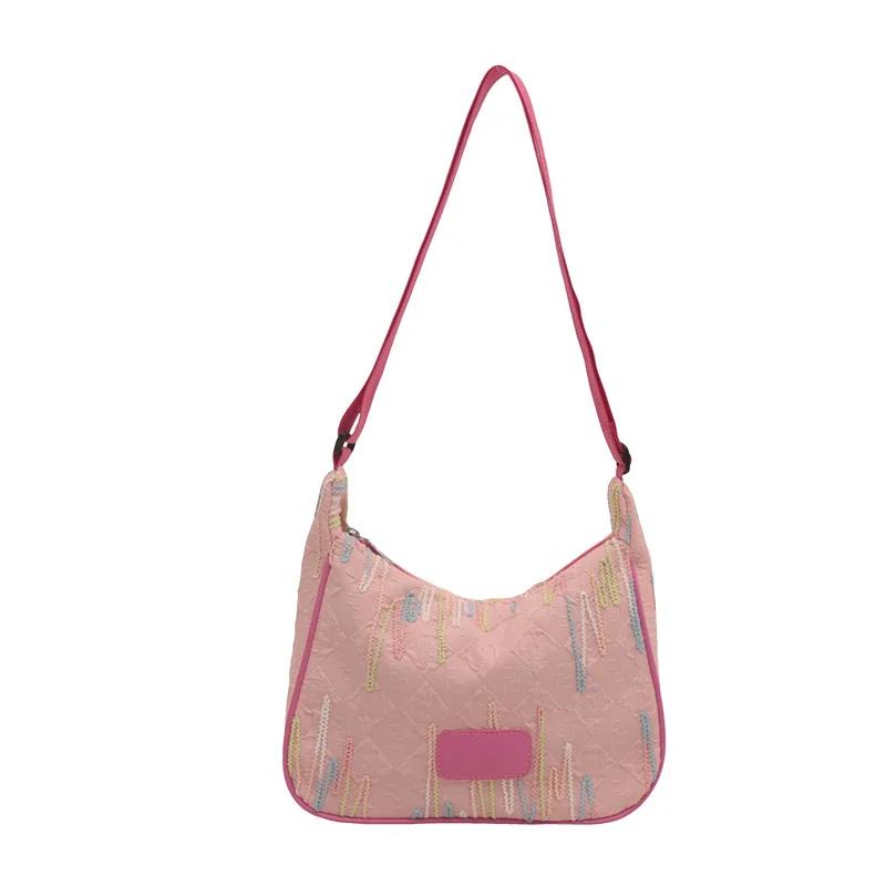 

Сумка через плечо женская повседневная модная женская сумка-тоут дизайнерский кошелек и сумочка one size розовый