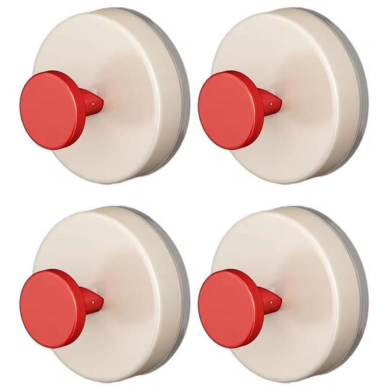 

4Colorful Suction Cup Hook Detachable Abs Wall Hooks Home Key Towel Storage Hook Bathroom Hangers Kitchen Storage Accessory