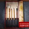 Ancient Style Bamboo Brush Pouch: Large Capacity, Multi-Specifications