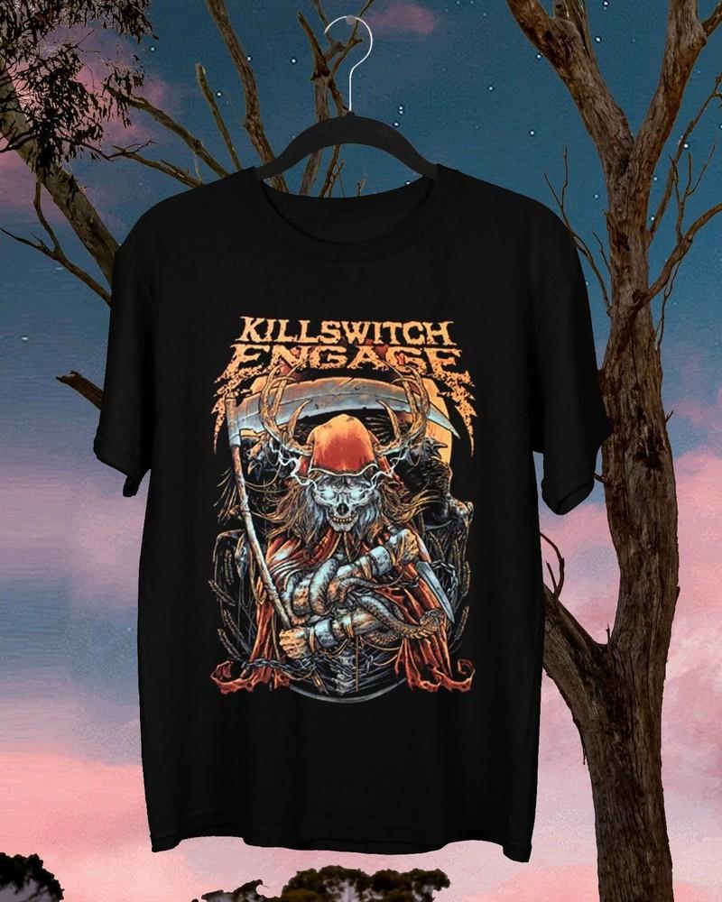 

NEW Killswitch Engage Band Gift For Fan Short Sleeve Black All Size Unisex T-Shirt Graphic Tee XXL