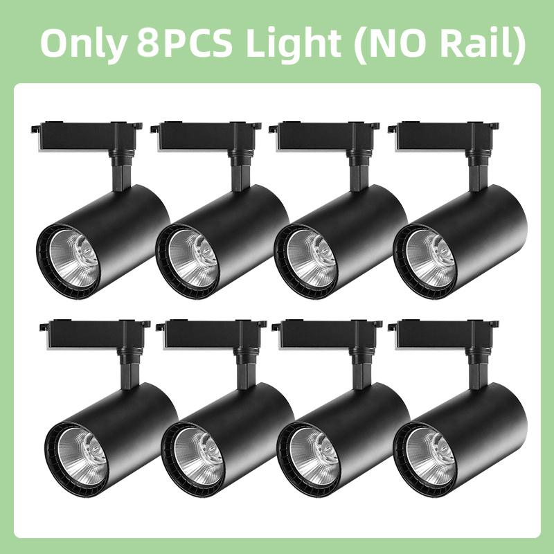 LED Track Light Set COB Track Lamp Rail Lighting for 20/30/40W Home Spotlight Indoor Clothing Shop Store Bedroom Lamp Fixture