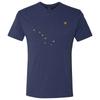 Alaska Flag State Pride Hometown Premium Triblend Mens T-Shirt - Vintage Navy