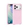 Square Anti-Drop Liquid Wave Magnetic Silicone Case for iPhone 17 Pro Max