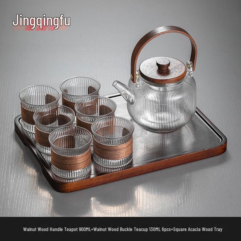 Jingqingfu Insulated Glass Tea Set